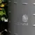 Logo in een afvalbak voor de openbare ruimte - Straatmeubilair van Grijsen