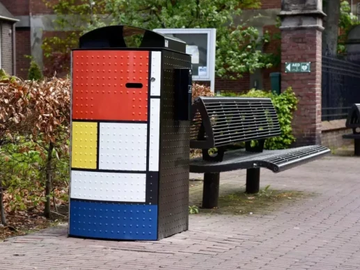 Afvalbakken voor de openbare ruimte