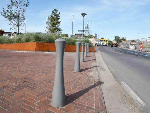 Afzetpalen voor de openbare ruimte Grijsen Park Straatdesign 2