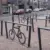 Fahrradständer Cubic XL Befestigung auf Bodenbelag als Beispiel 1