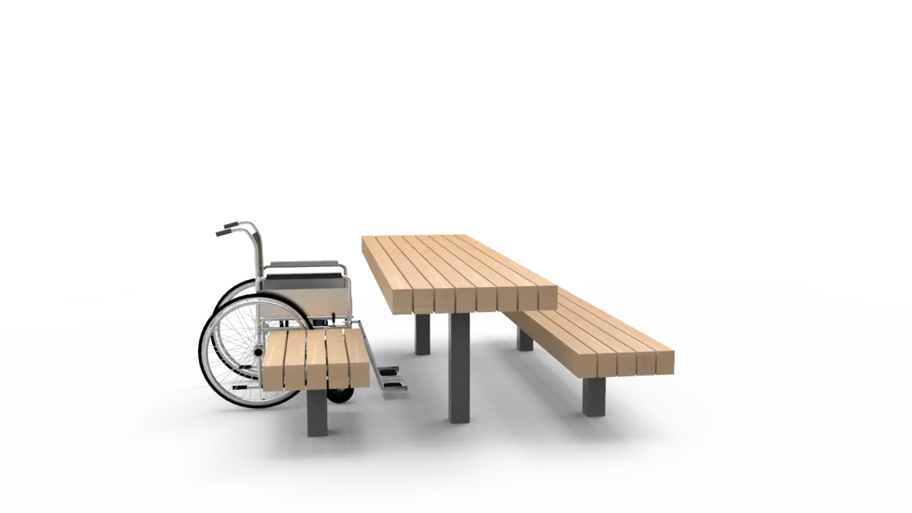Picknickset met rolstoelplek 1