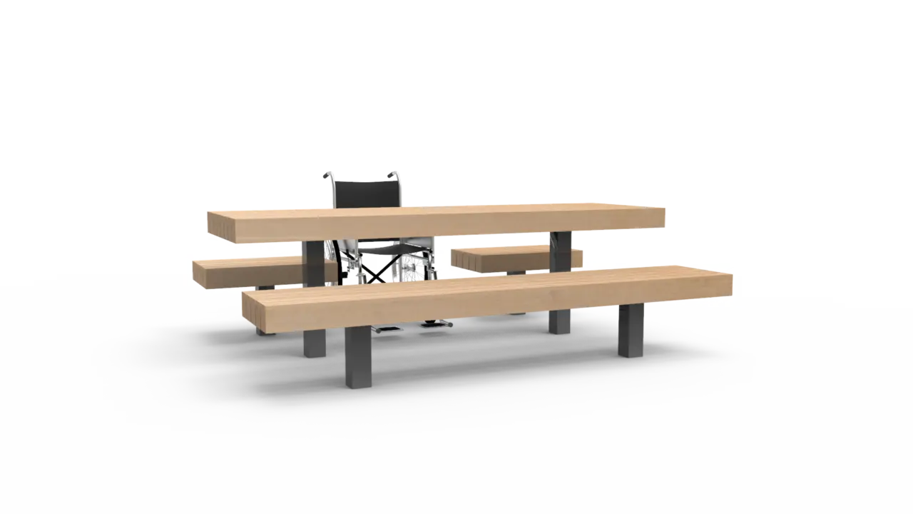 Picknickset met rolstoelplek 2