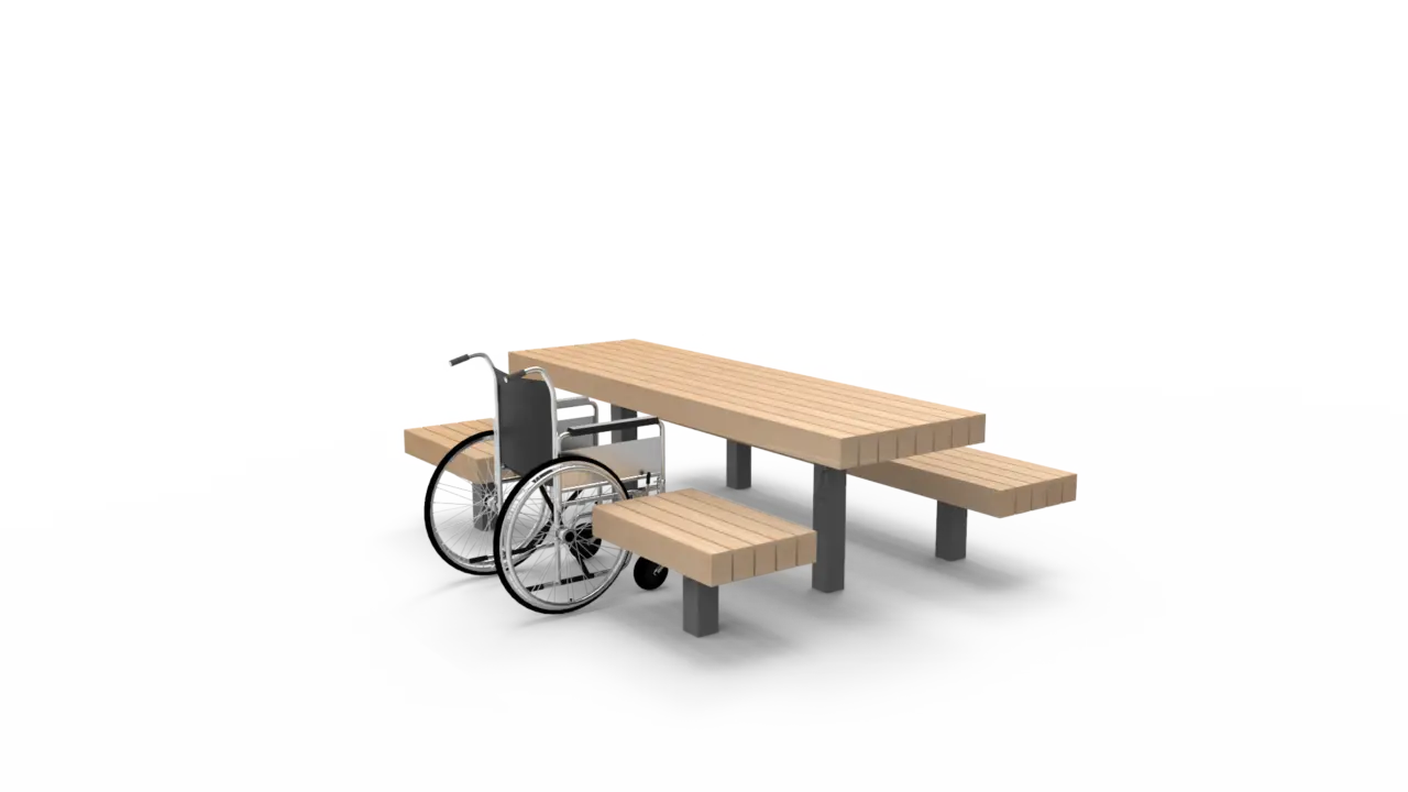 Picknickset met rolstoelplek 3
