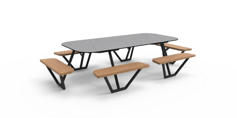 Inter Design Fiber II Holz Picknick Set