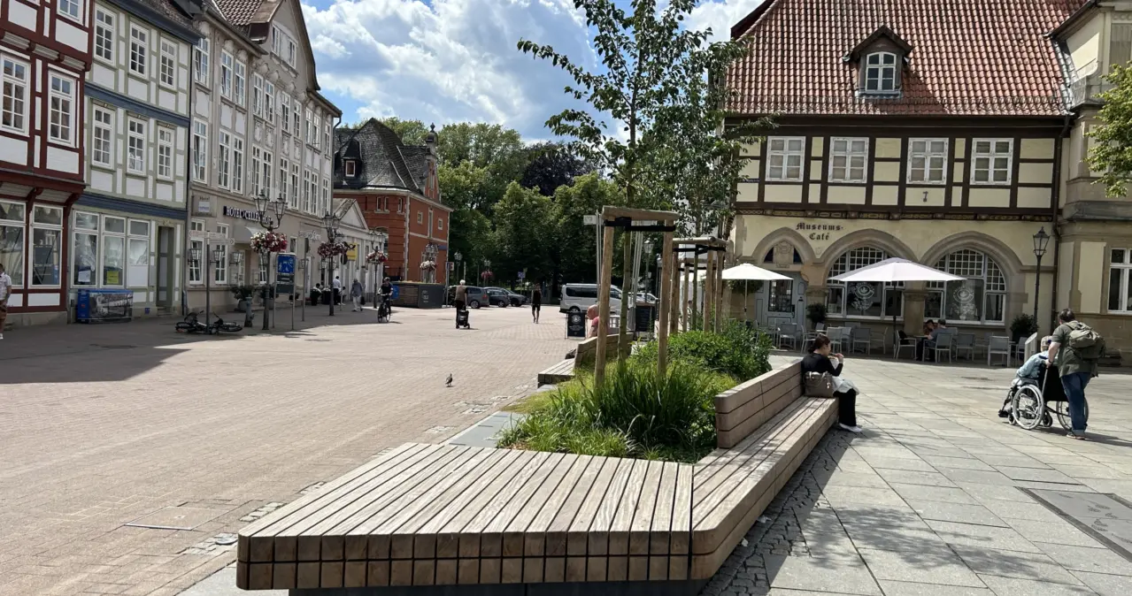 Celle Stechbahn Flächenentsiegelung Bankauflagen Serie Plane 4