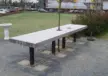 Tisch Plane Außentafel Loch für Baum Grijsen Stadtmobiliar klein