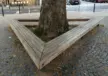 Plane Dreieck Bank Baumbank Bank um Baum Mannheim Grijsen Stadtmobiliar