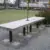 Tisch Plane Außentafel Loch für Baum Grijsen Stadtmobiliar klein
