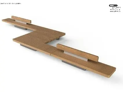 Bank Plane Rendering Grijsen Grijsen Stadtmobiliar