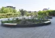 Maatwerk plantenbak met houten zitvlakken