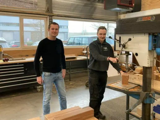 Insectenhotels van Grijsen, gemaakt door Sven