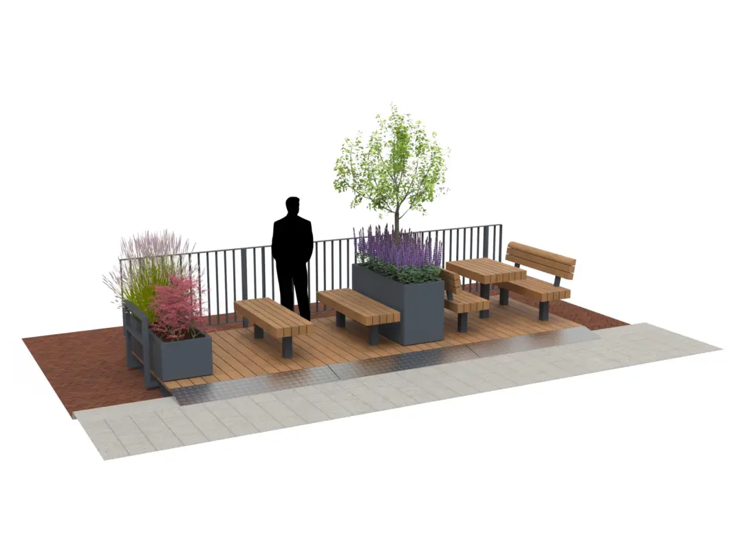 Voorbeeld 3 D parklet 2