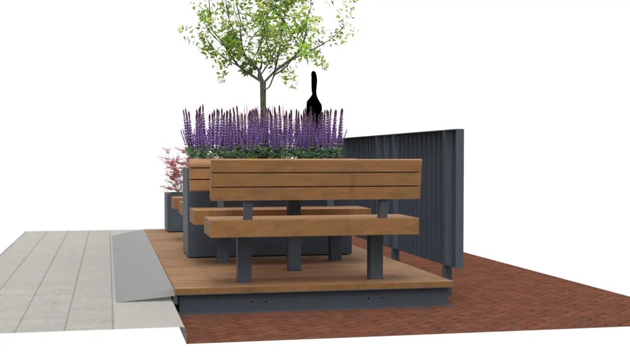 Voorbeeld 3 D parklet 1