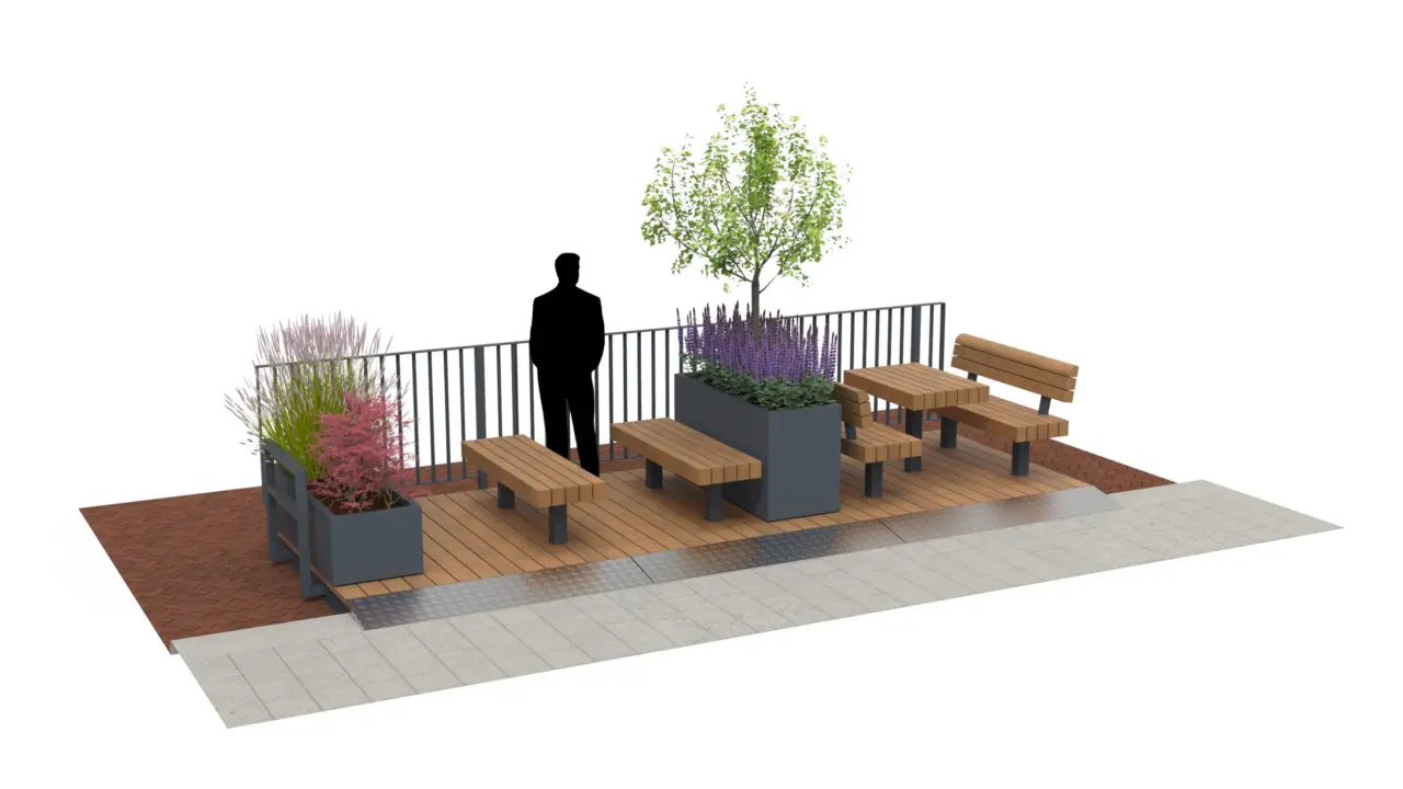 Voorbeeld 3 D parklet 2