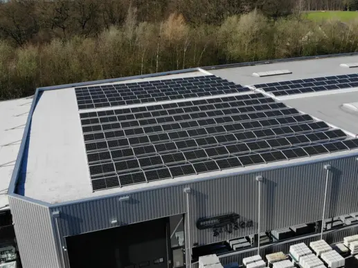 Ons verhaal Duurzaamheid Interne maatregelen Zonnepanelen