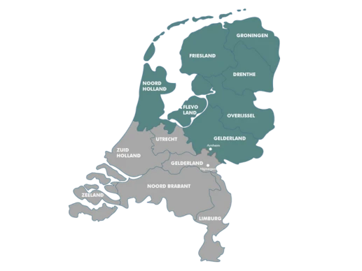 Rayonindeling Nederland