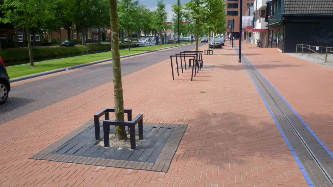 Fahrradbügel Cubic doppel Dorfzentrum Stadskanaal