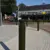 Stalen afzetpaal voor de openbare ruimte Grijsen Park Straatdesign