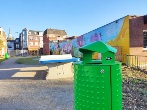 Kleurrijk straatmeubilair voor de openbare ruimte Grijsen Park Straatdesign 4