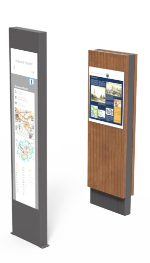 Informatiezuilen voor de openbare ruimte