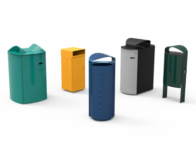 Afvalbakken voor de openbare ruimte