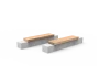Houten zitranden voor de openbare ruimte