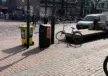 Pfandbügel für Abfallbehälter im Außenbereich kommunal Grijsen Stadtmobiliar