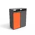 Rendering Quadrat Duo Abfallbehälter Grijsen