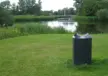 Afvalbak Column 120 voor afvalinzameling in rolcontainer