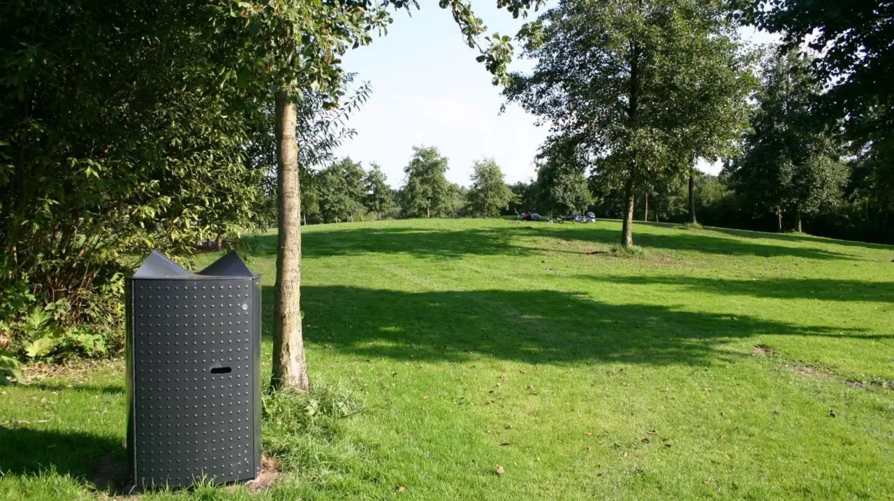 Afvalbak Column 120 voor afvalinzameling in rolcontainer