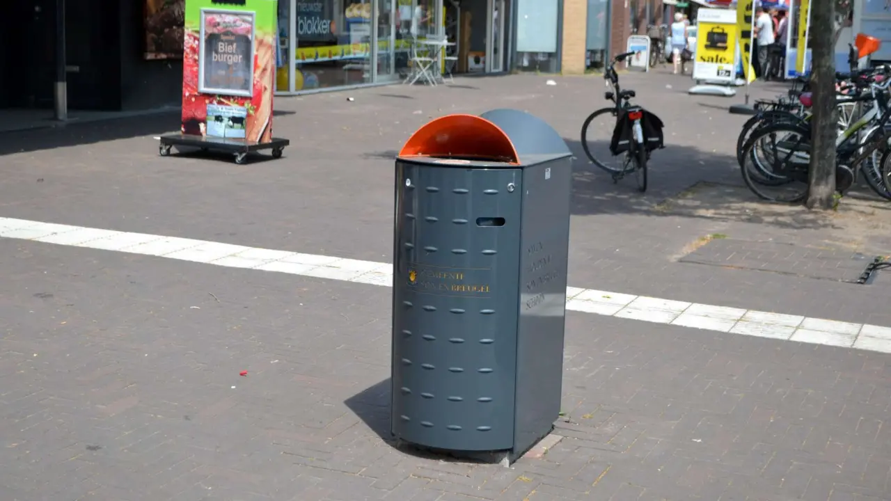 Afvalbak Column 200 voor de openbare ruimte