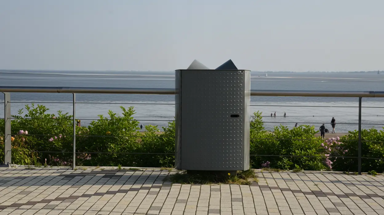 Afvalbakken Column 240 voor de openbare ruimte
