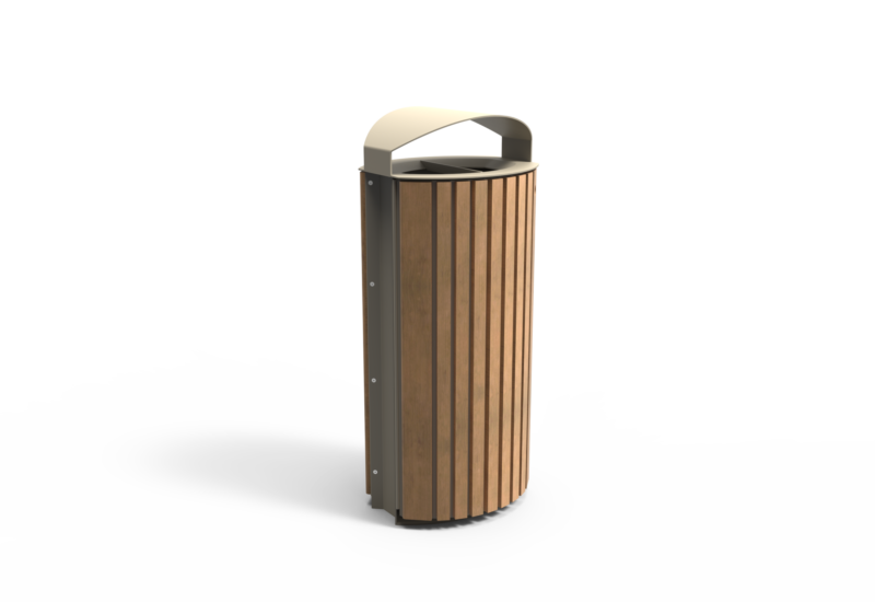 Product render Constructo 100 litter bins Grijsen Park Straatdesign 3