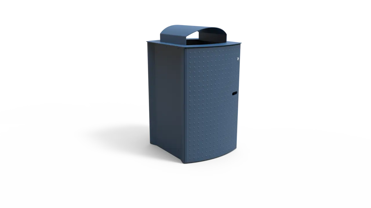 Product render Constructo 240 litter bins Grijsen Park Straatdesign 3