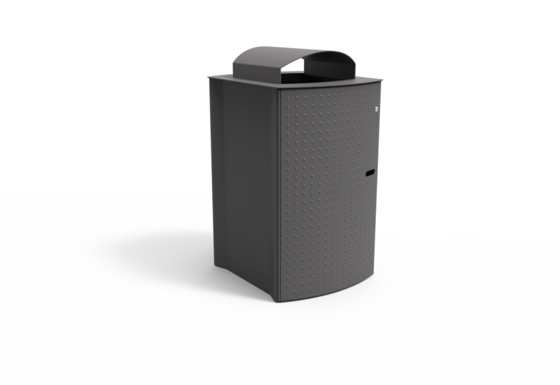 Product render Constructo 240 litter bins Grijsen Park Straatdesign 2