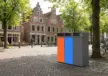 Afvalbak Quadrat 72 gekoppeld trio