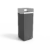 Afvalbak Quadrat 72 kap RVS RVS gecoat 2