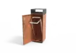 Afvalbak Quadrat Eco 72 met asbak en plasticzakhouder