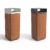 Quadrat 72 Corten RVS RVS gecoat copy