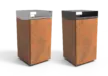 Afvalbak Quadrat Eco 142 uitvoeringen productrender