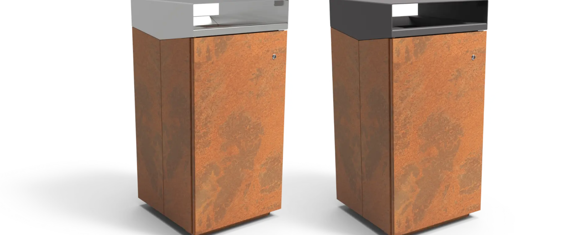Afvalbak Quadrat Eco 142 uitvoeringen productrender