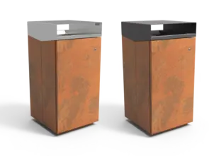 Afvalbak Quadrat Eco 142 uitvoeringen productrender