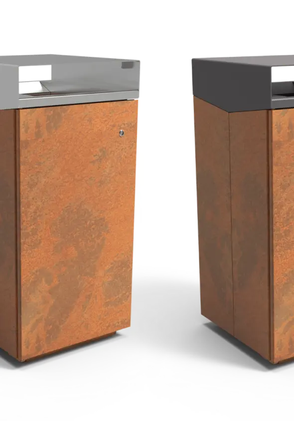 Afvalbak Quadrat Eco 142 uitvoeringen productrender