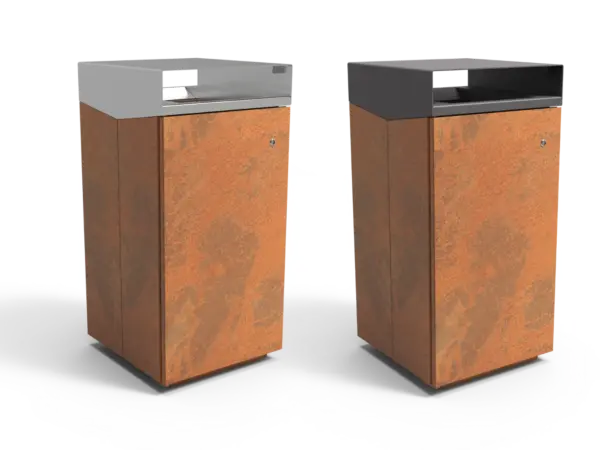 Afvalbak Quadrat Eco 142 uitvoeringen productrender
