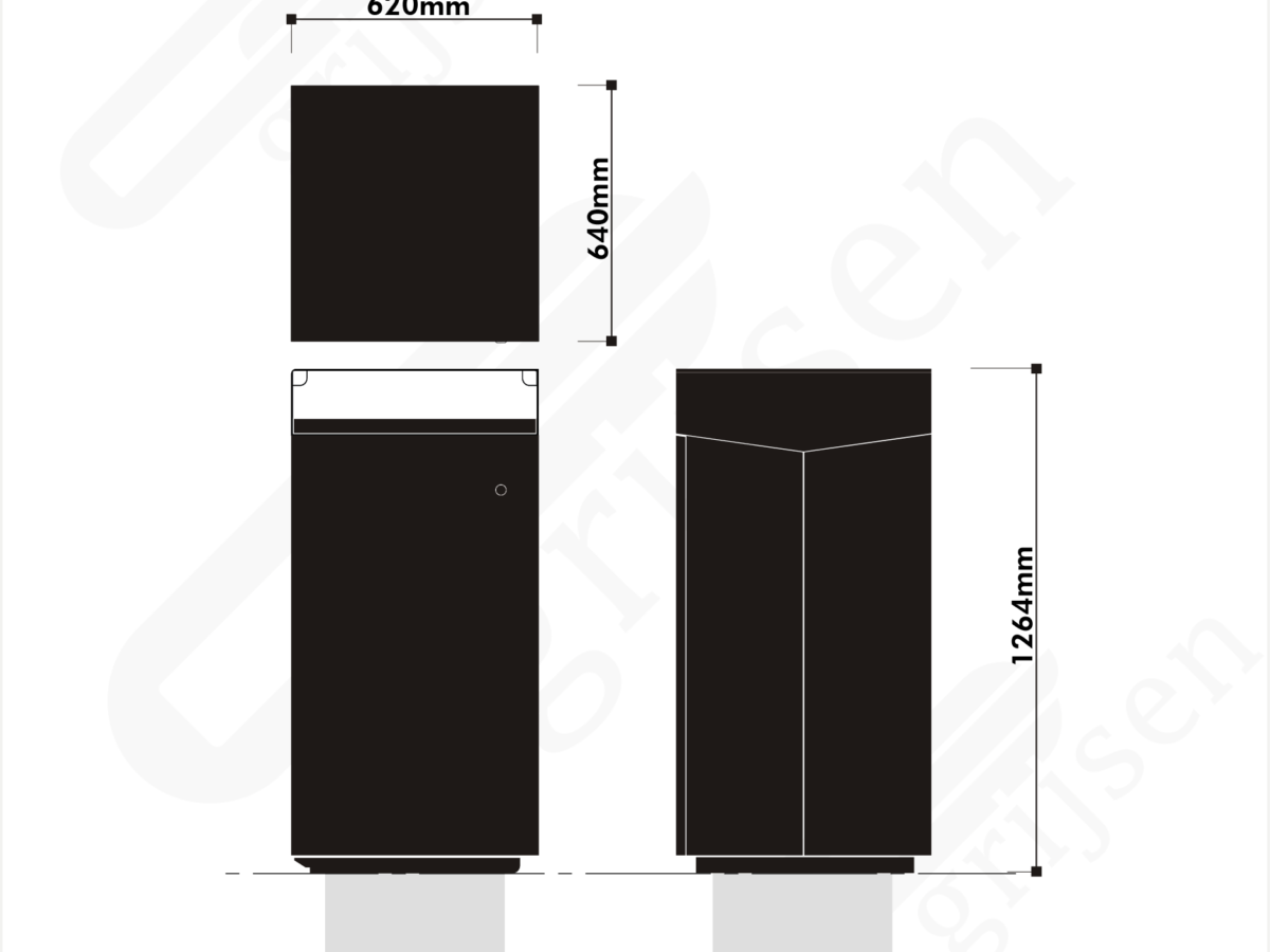Maattekening Quadrat 142