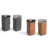 Afvalbakken Quadrat II materiaalcombinaties