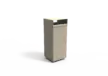 Afvalbak Quadrat 70 productrender