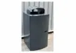 Afvalbak Column 120 met Constructokap asbak inworpverkleiner gerefurbisht
