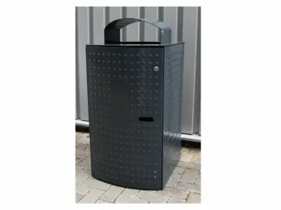 Afvalbak Column 120 met Constructo kap gerefurbisht