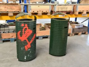 gerefurbishte afvalbak Grijsen 19